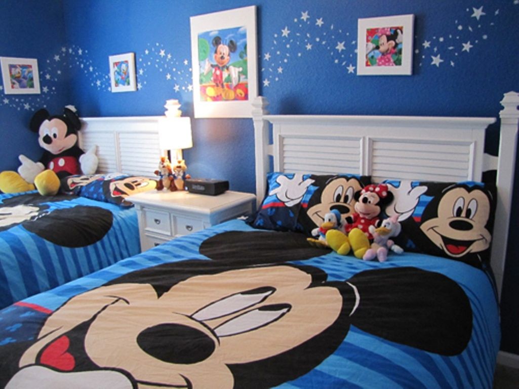Mickey Mouse Bedroom , HD Wallpaper & Backgrounds