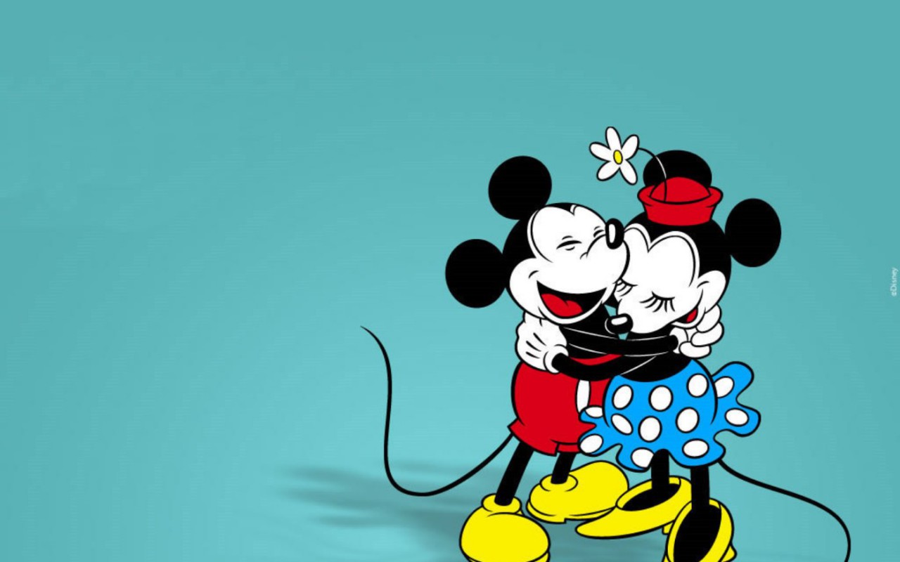 Mickey Mouse Wallpaper Black And White Wallpaper I - National Hug Day 2019 , HD Wallpaper & Backgrounds