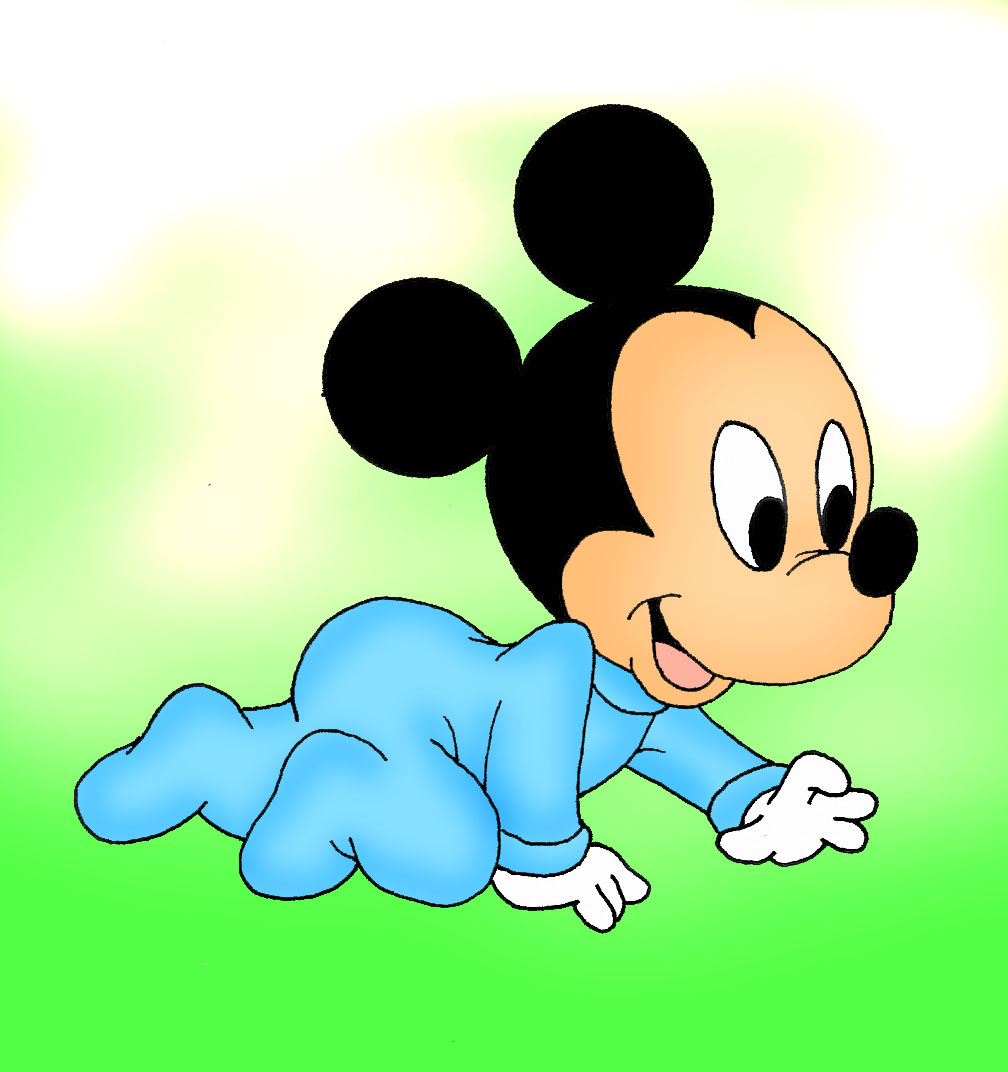 Free Download Baby Mickey Mouse Wallpaper The Art Mad - Mickey Baby , HD Wallpaper & Backgrounds