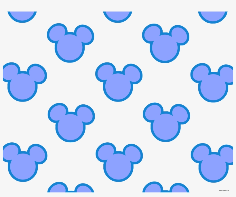 Baby Mickey Mouse Head Silhouette Wallpaper Clipart - Baby Mickey Mouse Face , HD Wallpaper & Backgrounds