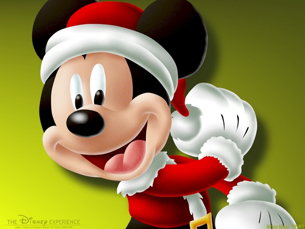 Free Mickey Mouse Wallpaper Free Download - Mickey Mouse As Santa Claus , HD Wallpaper & Backgrounds