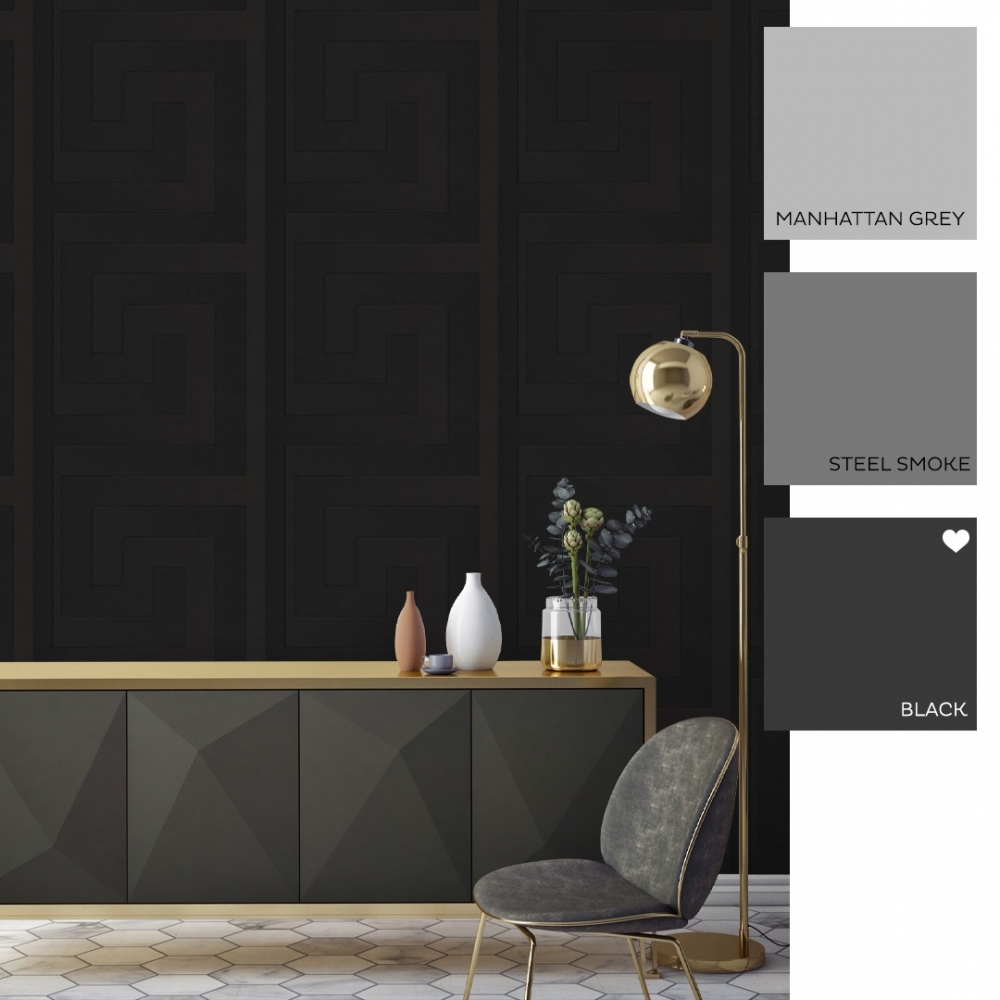 Versace Black Grey Wallpaper Uk , HD Wallpaper & Backgrounds
