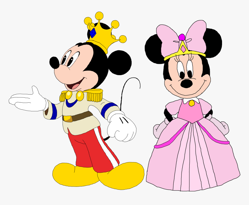 Wallpapers Mickey And Minnie Mouse Group 
 Data-src - Mickey Mouse Princess , HD Wallpaper & Backgrounds