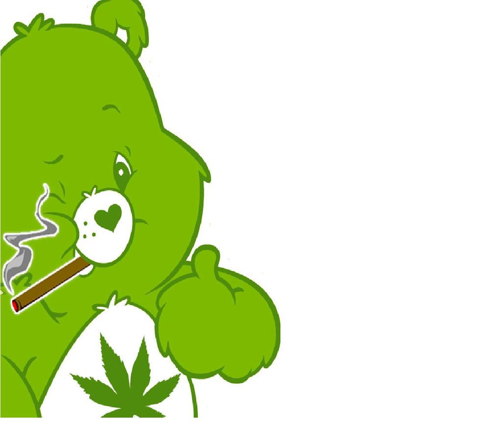 Care Bear, Stoner And Weed - Care Bears Smoking Weed , HD Wallpaper & Backgrounds