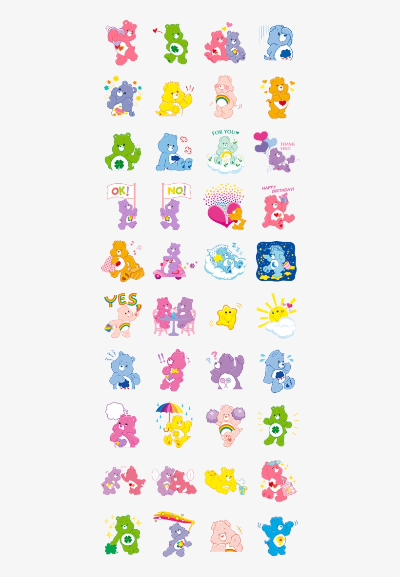 Care Bears Telegram Stickers, Transparent Png Download - Care Bears Telegram Stickers , HD Wallpaper & Backgrounds