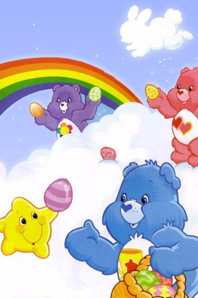Happy Easter Care Bear , HD Wallpaper & Backgrounds