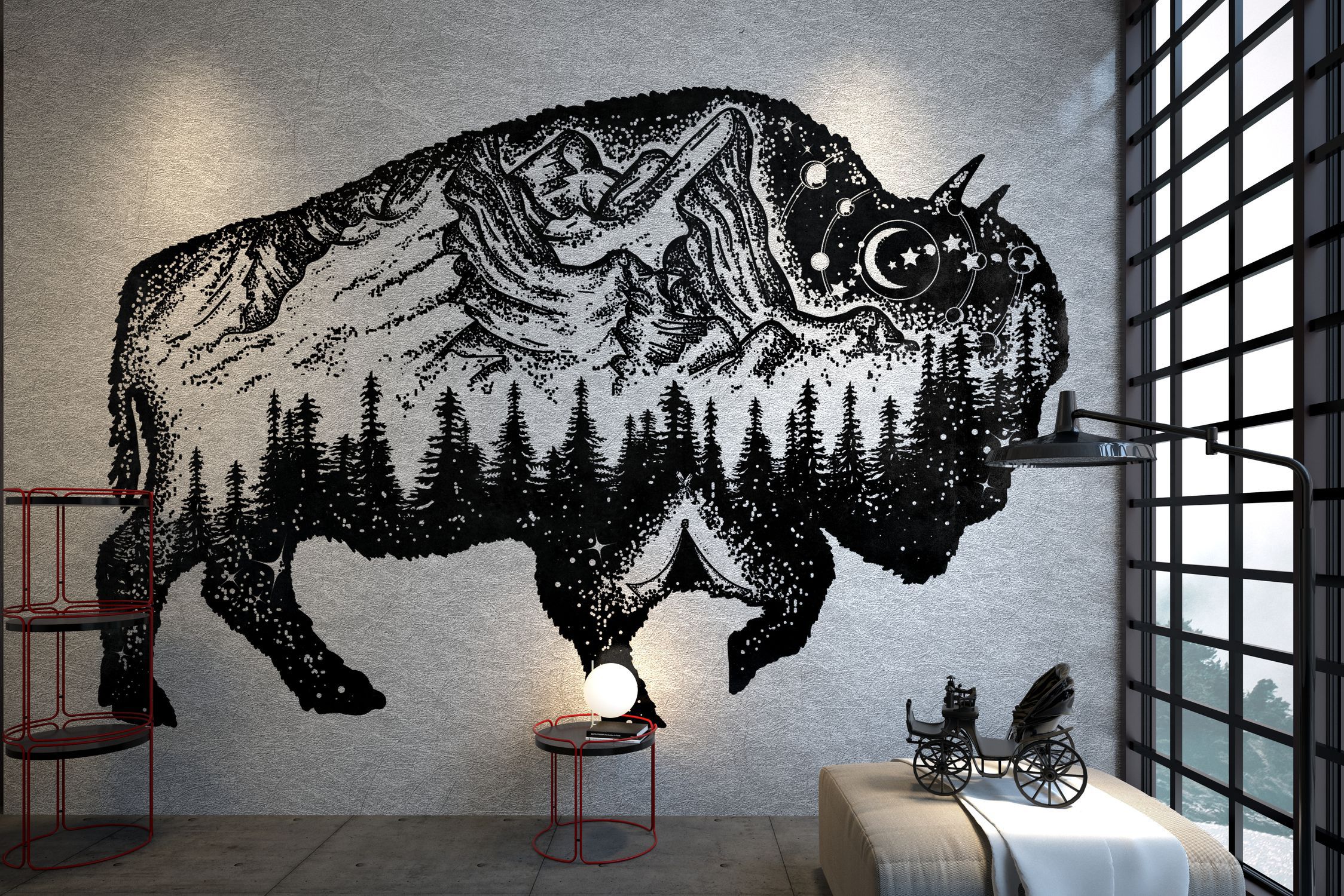 Unique Wallpaper 
 Srcset Https - Native American Buffalo Drawing , HD Wallpaper & Backgrounds