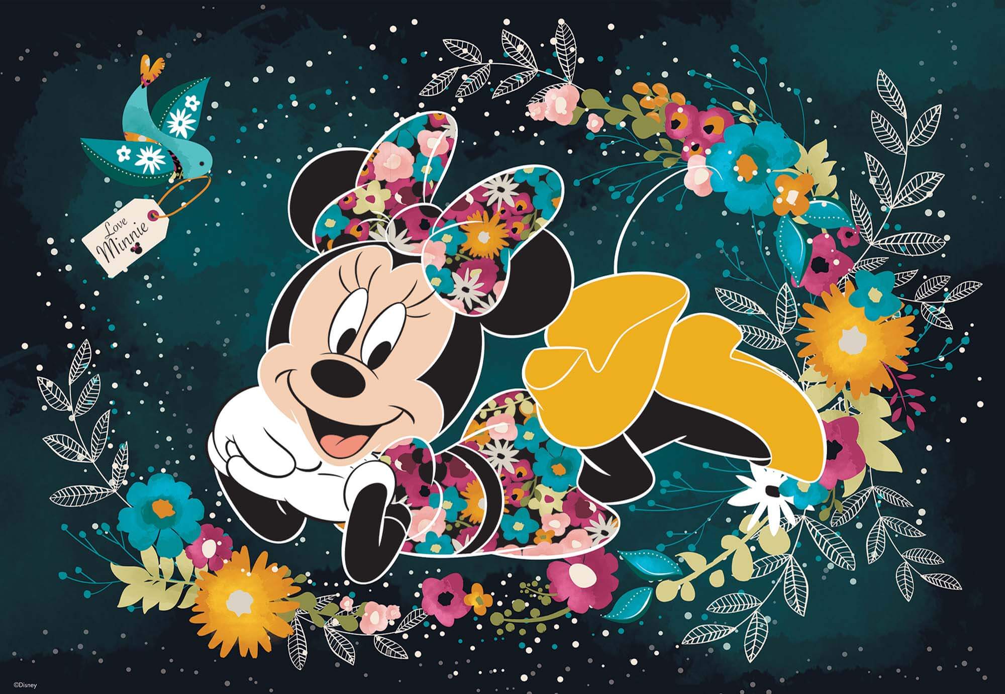 Minnie Mouse Black And Green Photo Wallpapers Shop - Minnie Mouse , HD Wallpaper & Backgrounds