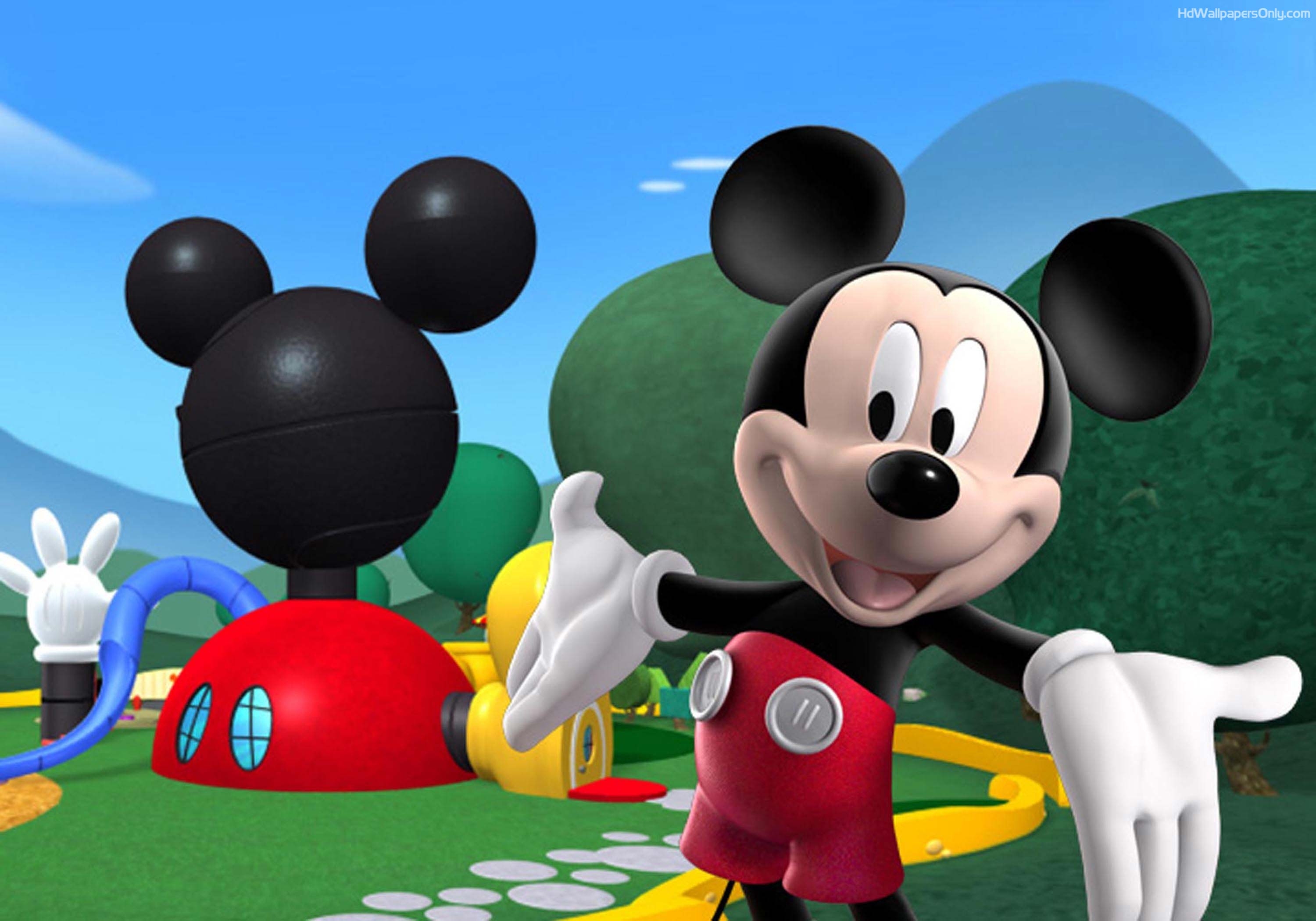 Mickey Mouse Backgrounds 4k Download - Casa Do Mickey Mouse , HD Wallpaper & Backgrounds