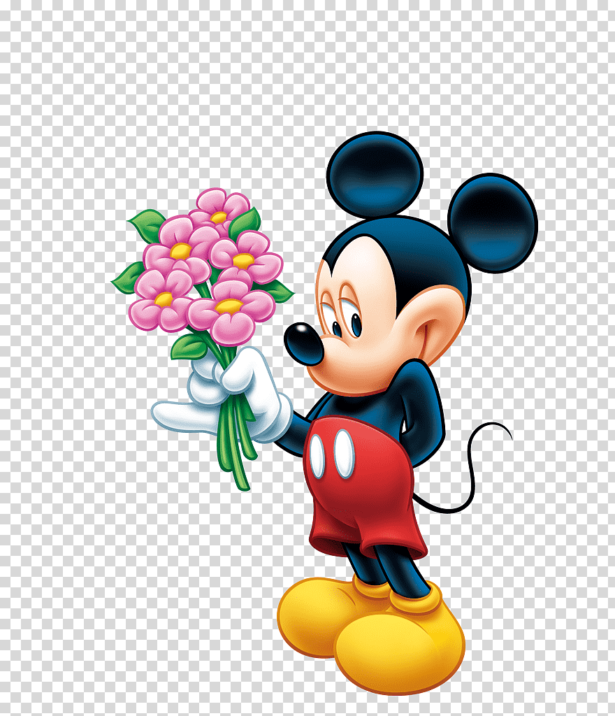 Mickey Mouse Minnie Mouse, Disney, Computer Wallpaper, - Mickey Mouse Flowers , HD Wallpaper & Backgrounds