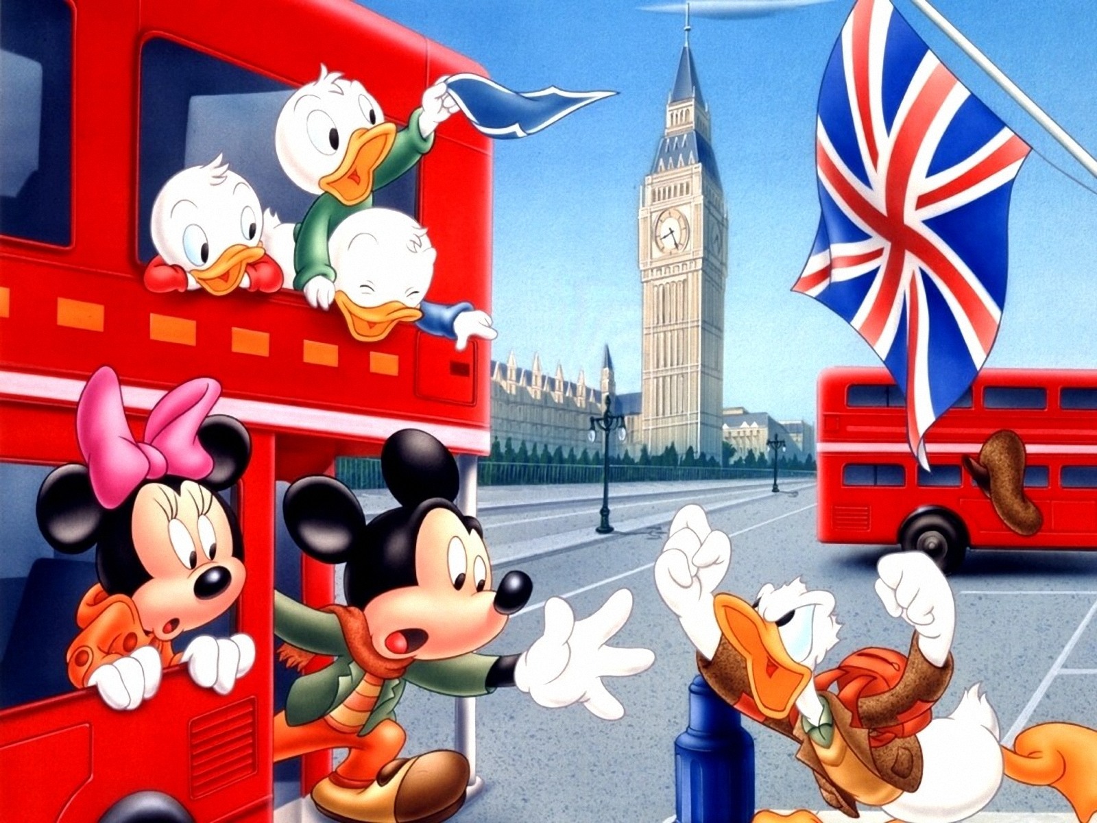 Mickey Mouse In London , HD Wallpaper & Backgrounds