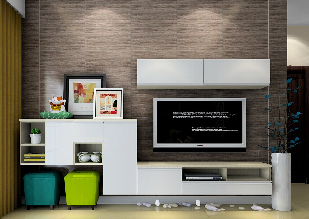 3d Design Wallpaper Cabinets Tv Wall Download 3d House - Hd 3d Tv Walls , HD Wallpaper & Backgrounds