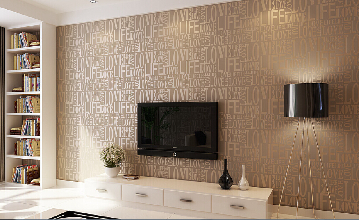 The Letters Wallpaper For Tv Wall Of New Home New Home - Wall Paper For Tv Wall , HD Wallpaper & Backgrounds