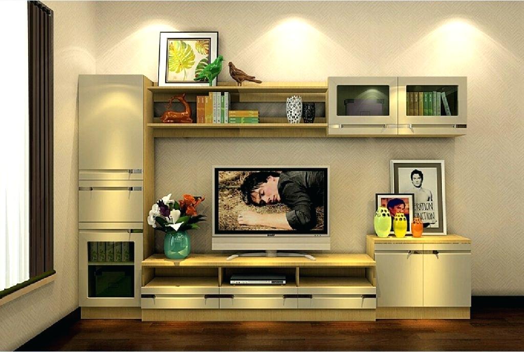 Wall Mounted Tv Unit Designs Marvelous Cabinet Designs - Living Room , HD Wallpaper & Backgrounds