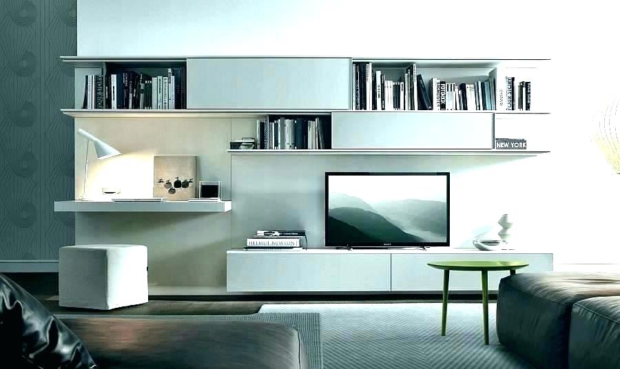 Tv Wall Units Design Simple Wall Unit Designs For Living - Tv Console With Study Table , HD Wallpaper & Backgrounds