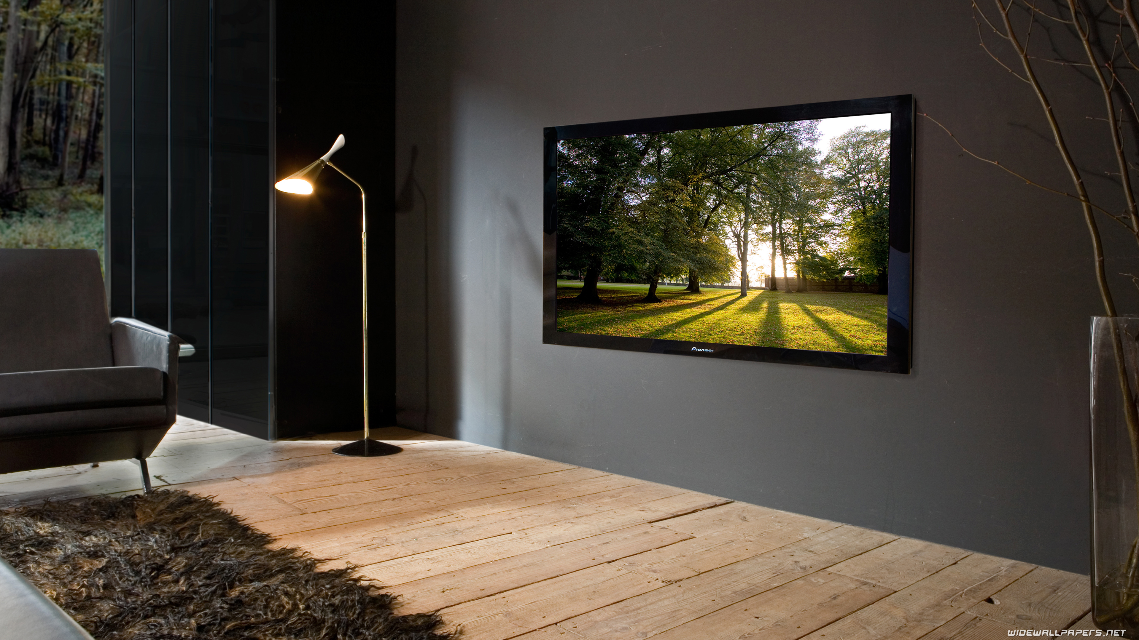 Tv Sets Desktop Wallpapers 4k Ultra Hd - Living Room Tv Hd , HD Wallpaper & Backgrounds