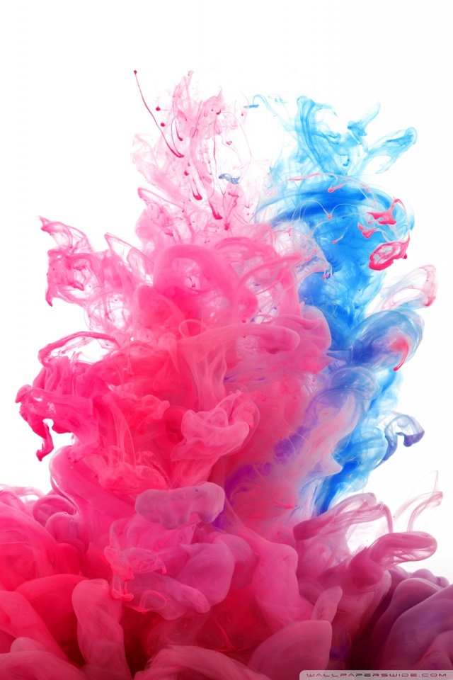 Pink And Blue Smoke , HD Wallpaper & Backgrounds