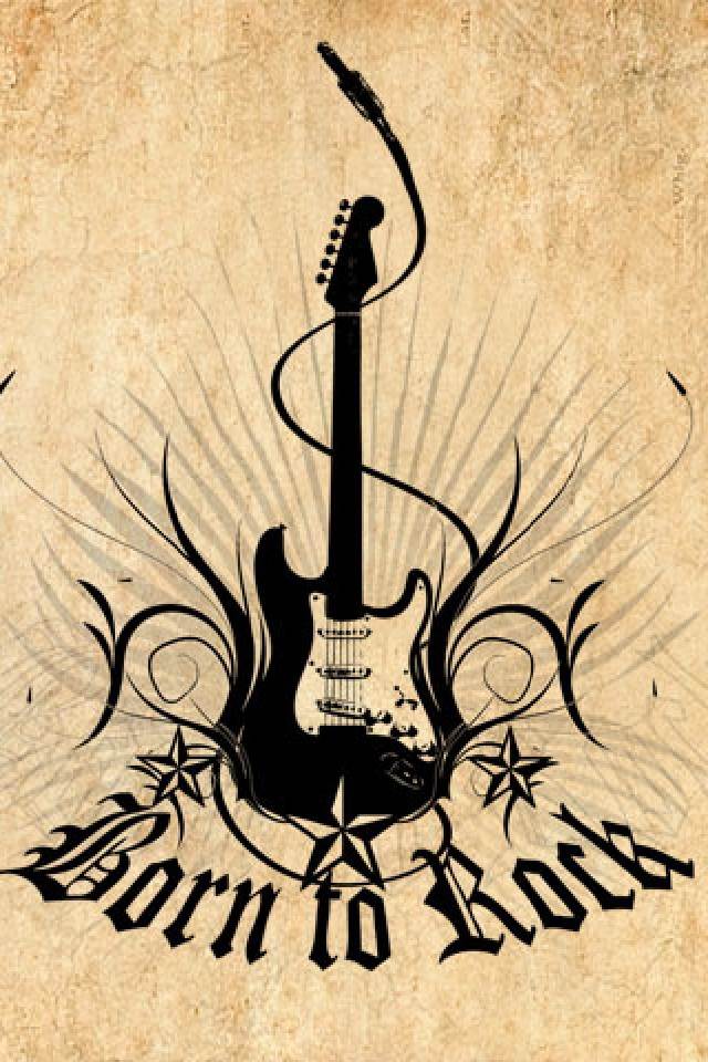History Of Rock Wallpaper For Iphone - Born To Rock , HD Wallpaper & Backgrounds