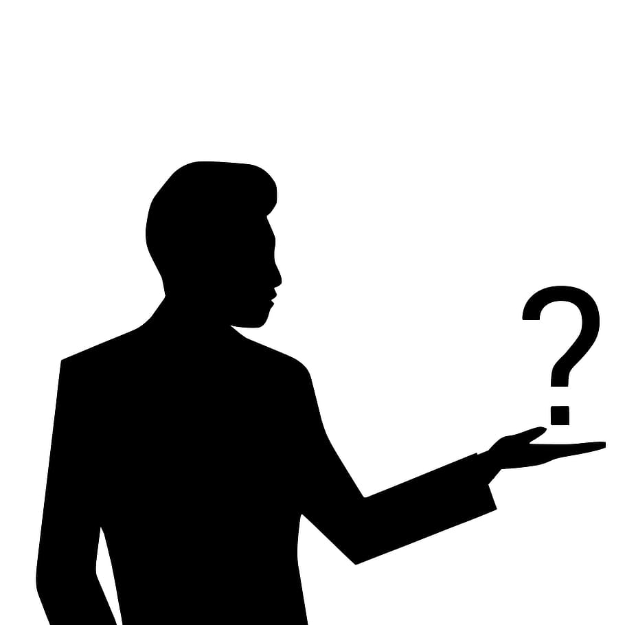 Questions, Questionmark, Quiz, Confused, Mysterious, - Man With A Question Mark , HD Wallpaper & Backgrounds