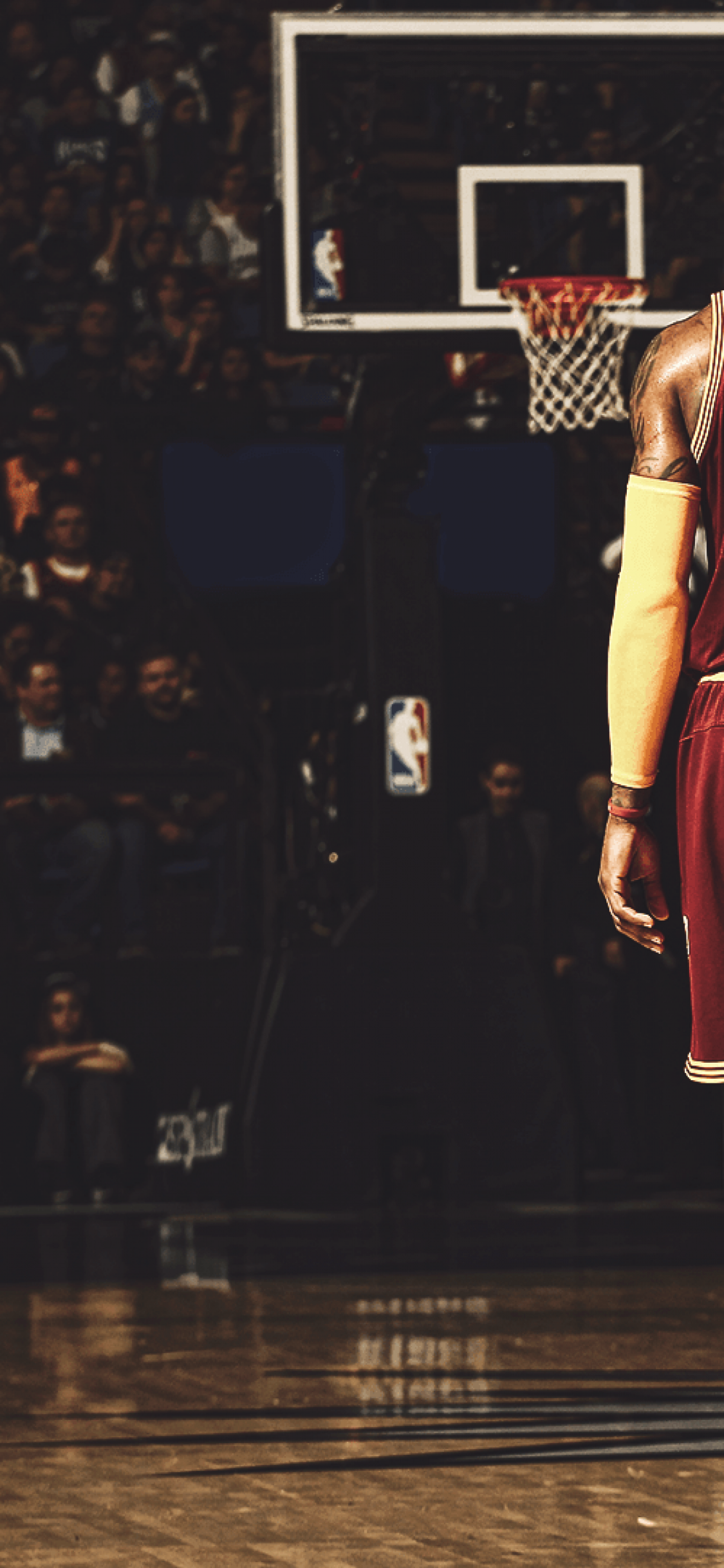 Lebron James, Basketball Court - Iphone X Wallpaper Basketball , HD Wallpaper & Backgrounds