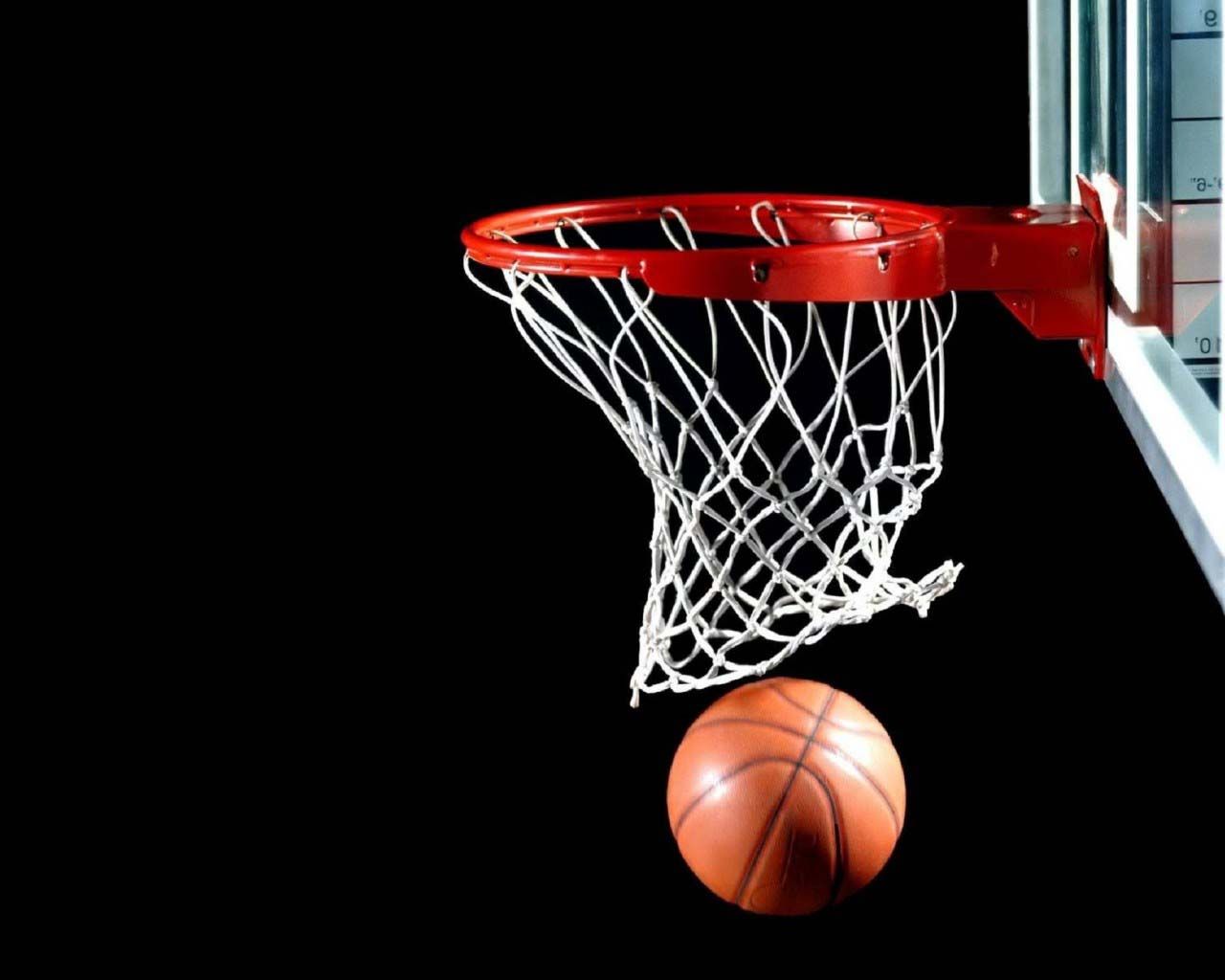 Basketball In The Basket , HD Wallpaper & Backgrounds
