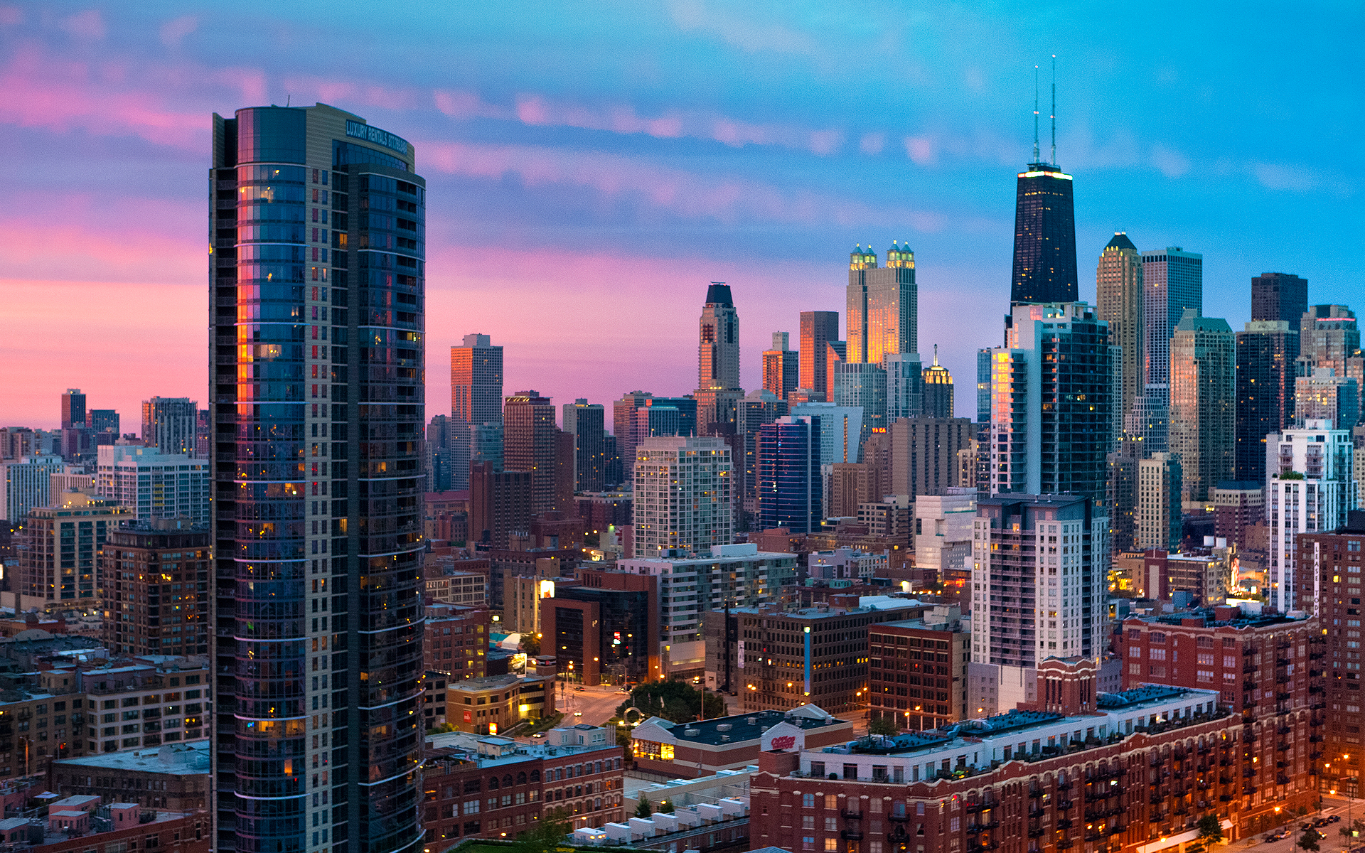 Chicago City Background , HD Wallpaper & Backgrounds