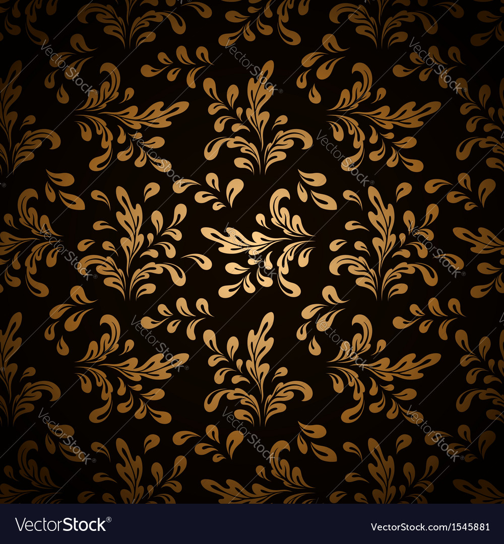 Gold Leaves On Black - Wallpaper , HD Wallpaper & Backgrounds