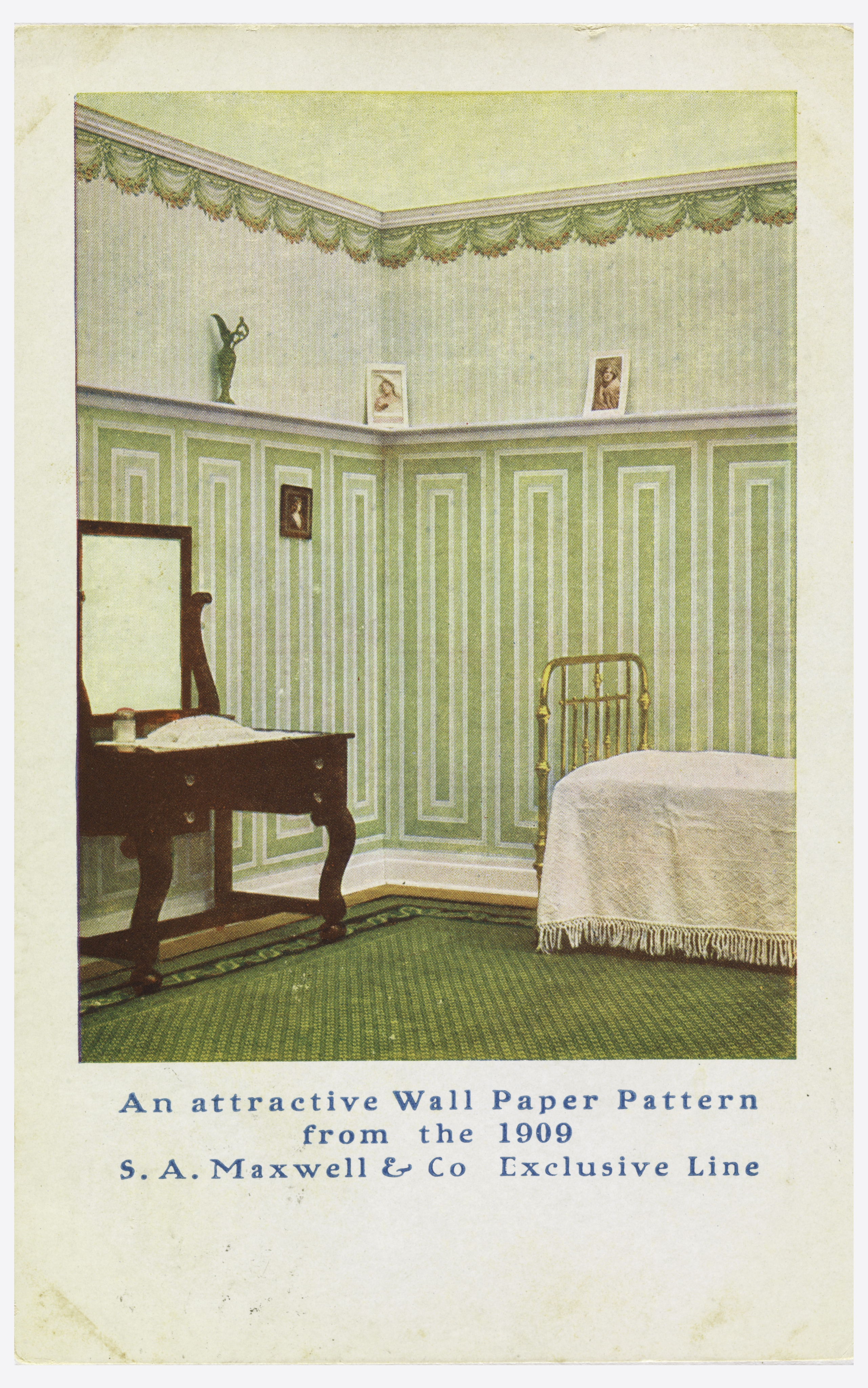 Postcard, Trade Card Advertisement For S - Bedroom , HD Wallpaper & Backgrounds