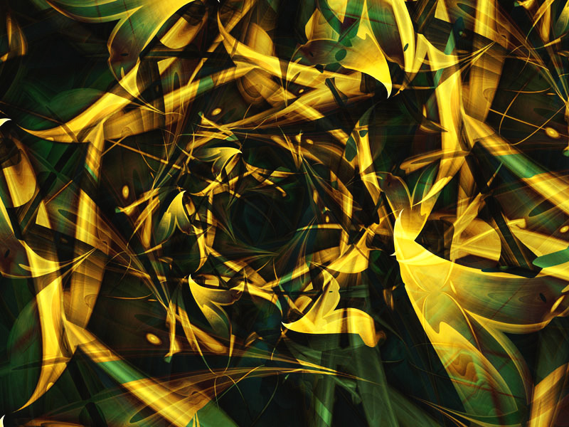 Fractal Art Wallpaper, Gold Leaf - Visual Arts , HD Wallpaper & Backgrounds