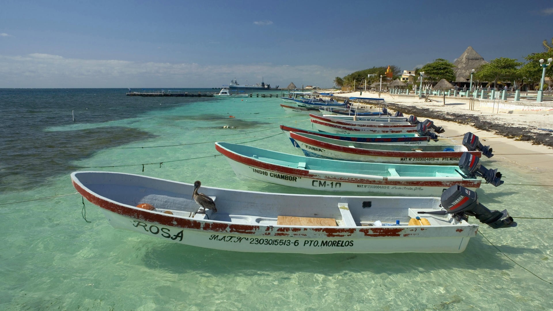 Fishing Boat Wallpaper - Mexico Fishing Boats , HD Wallpaper & Backgrounds