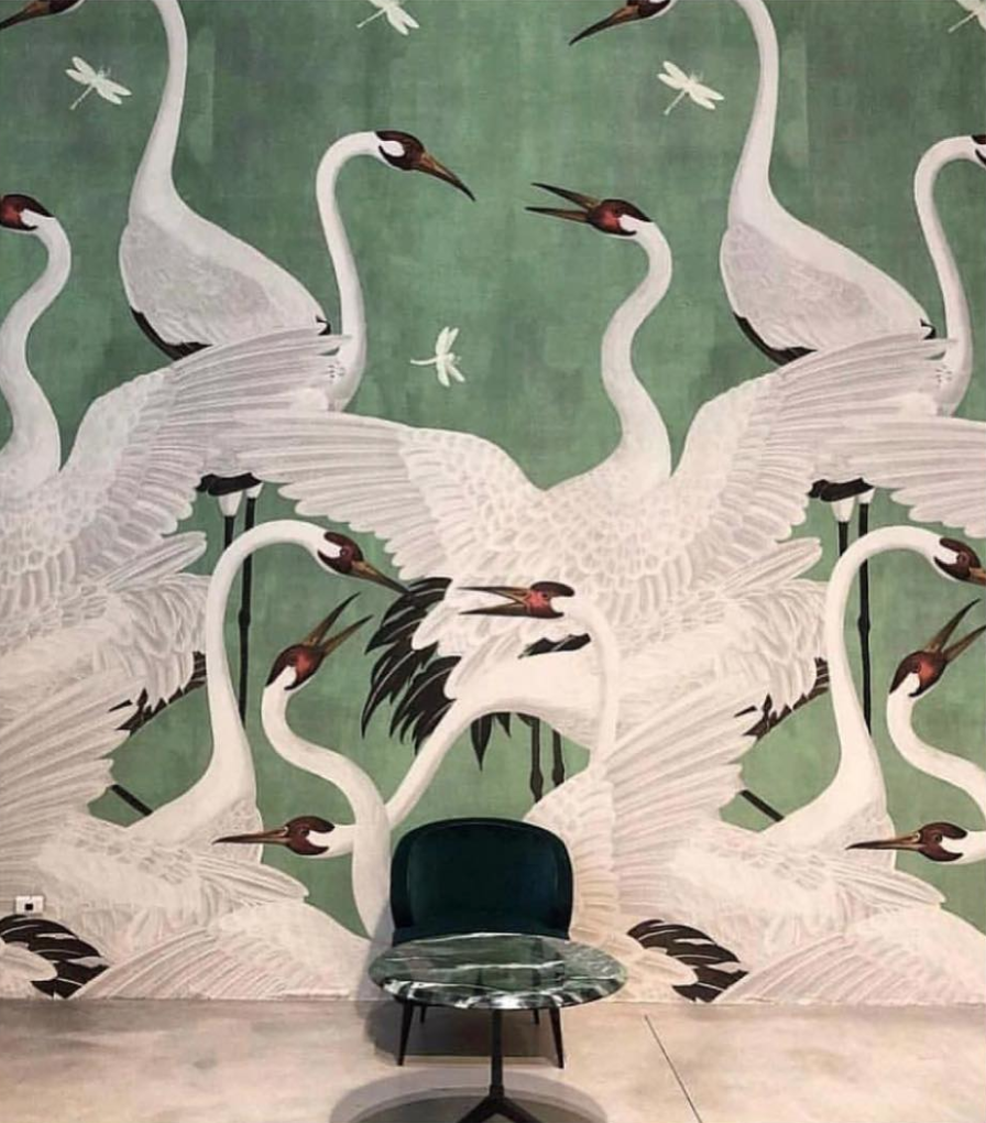 Gucci Heron Wallpaper Green , HD Wallpaper & Backgrounds