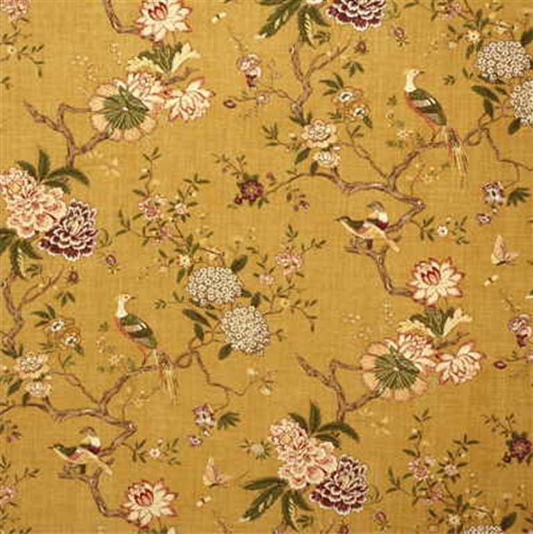 Gp & J Baker Oriental Bird - Gold Bird Wallpaper Uk , HD Wallpaper & Backgrounds