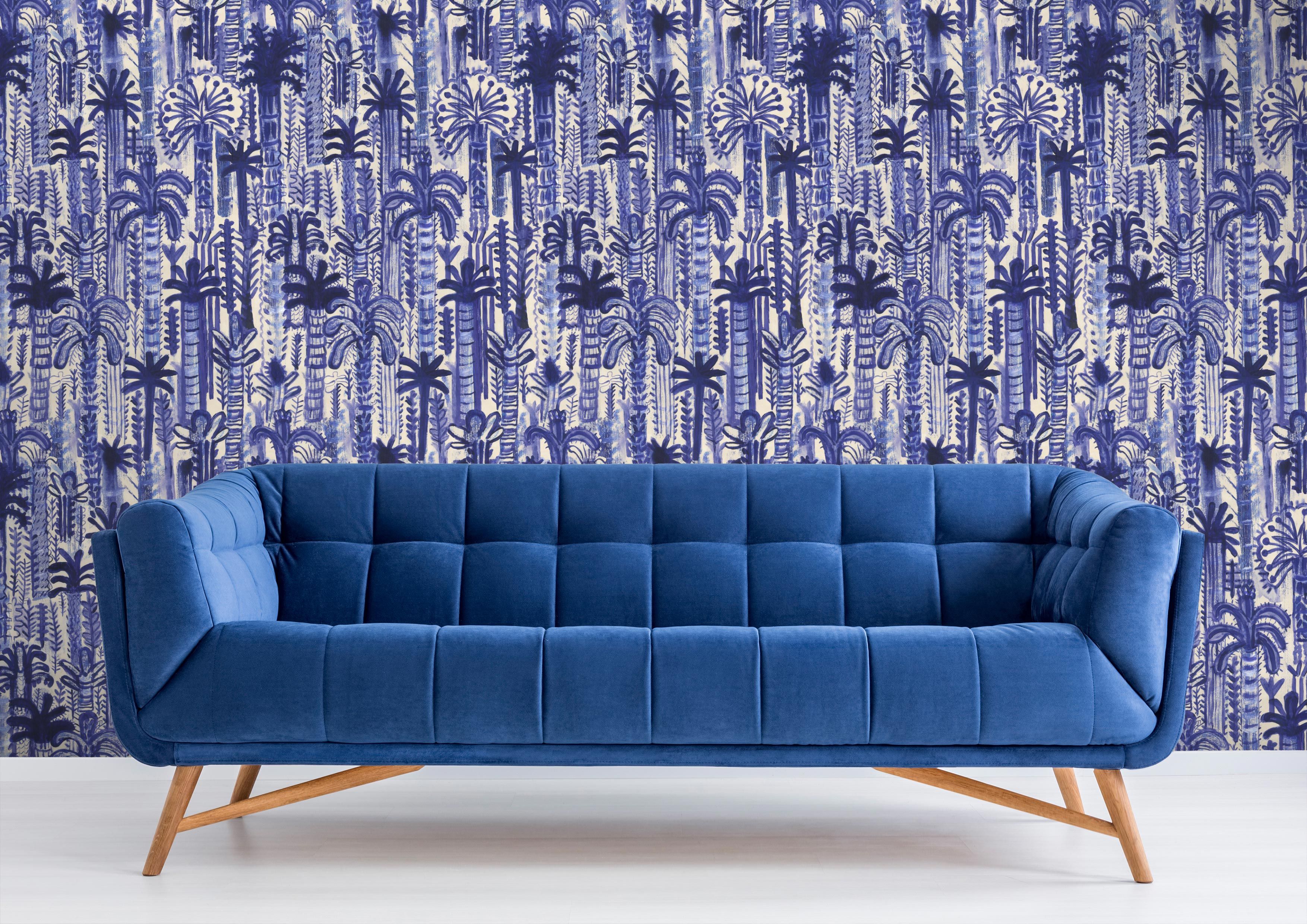 Blue Sofa Stock , HD Wallpaper & Backgrounds