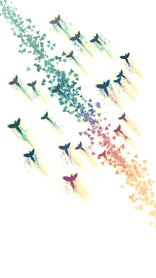 Birds Fly Upwind Iphone Wallpaper - Flying Bird Wallpaper Iphone , HD Wallpaper & Backgrounds