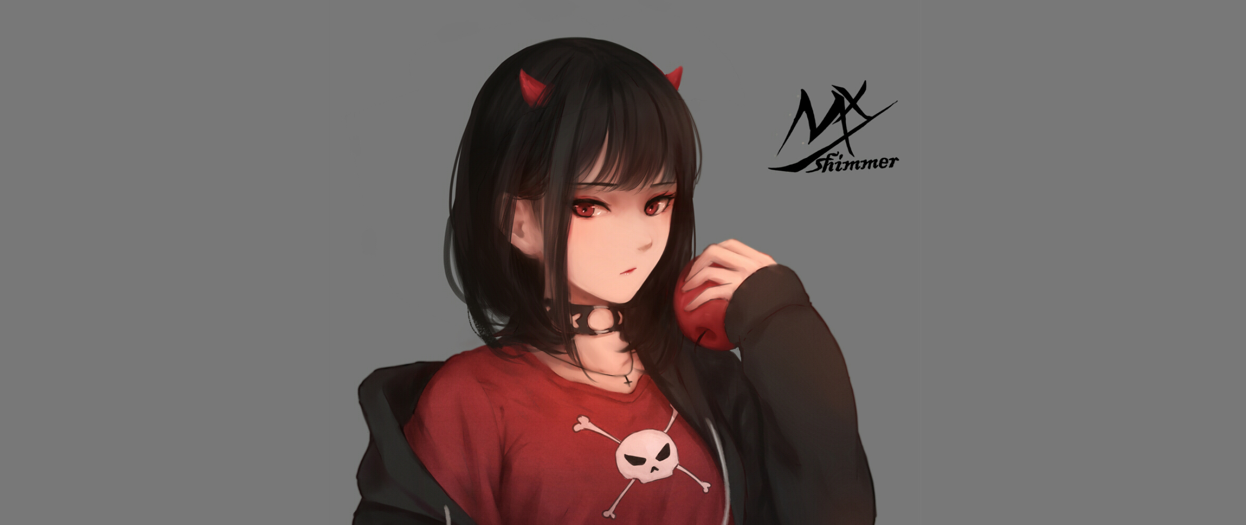 Anime Wallpaper Girl Demon , HD Wallpaper & Backgrounds