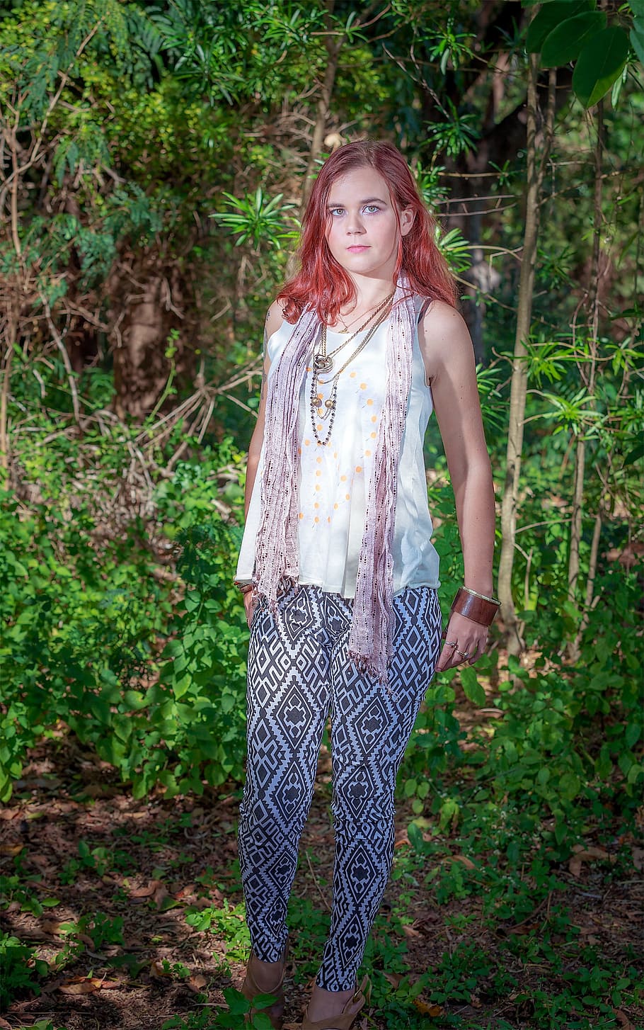 Gypsy Girl Model, Scarf Model, Local Townsville Girl, - Çingene Kızlar , HD Wallpaper & Backgrounds