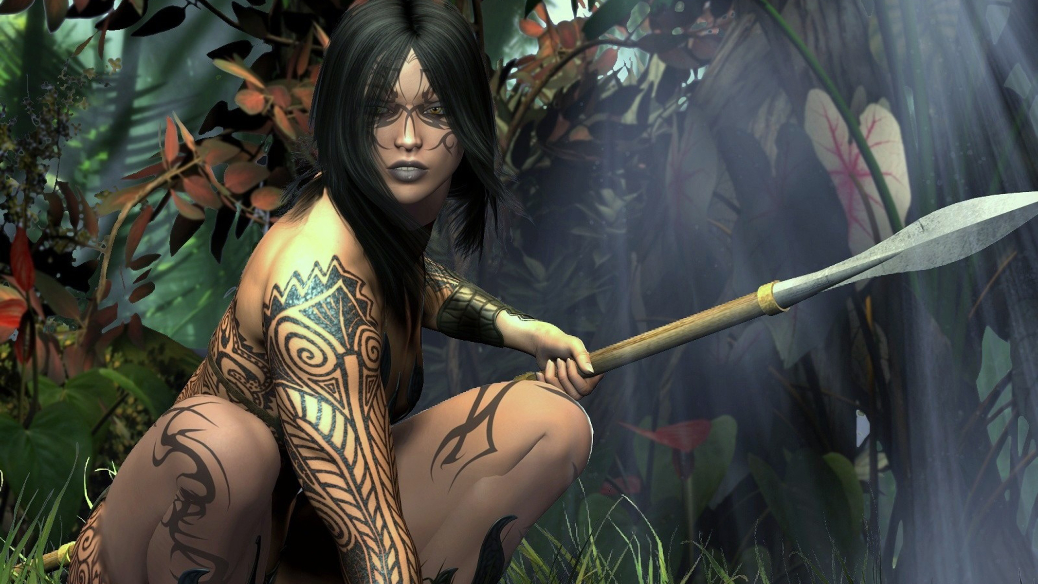 Fantasy Warrior Woman , HD Wallpaper & Backgrounds