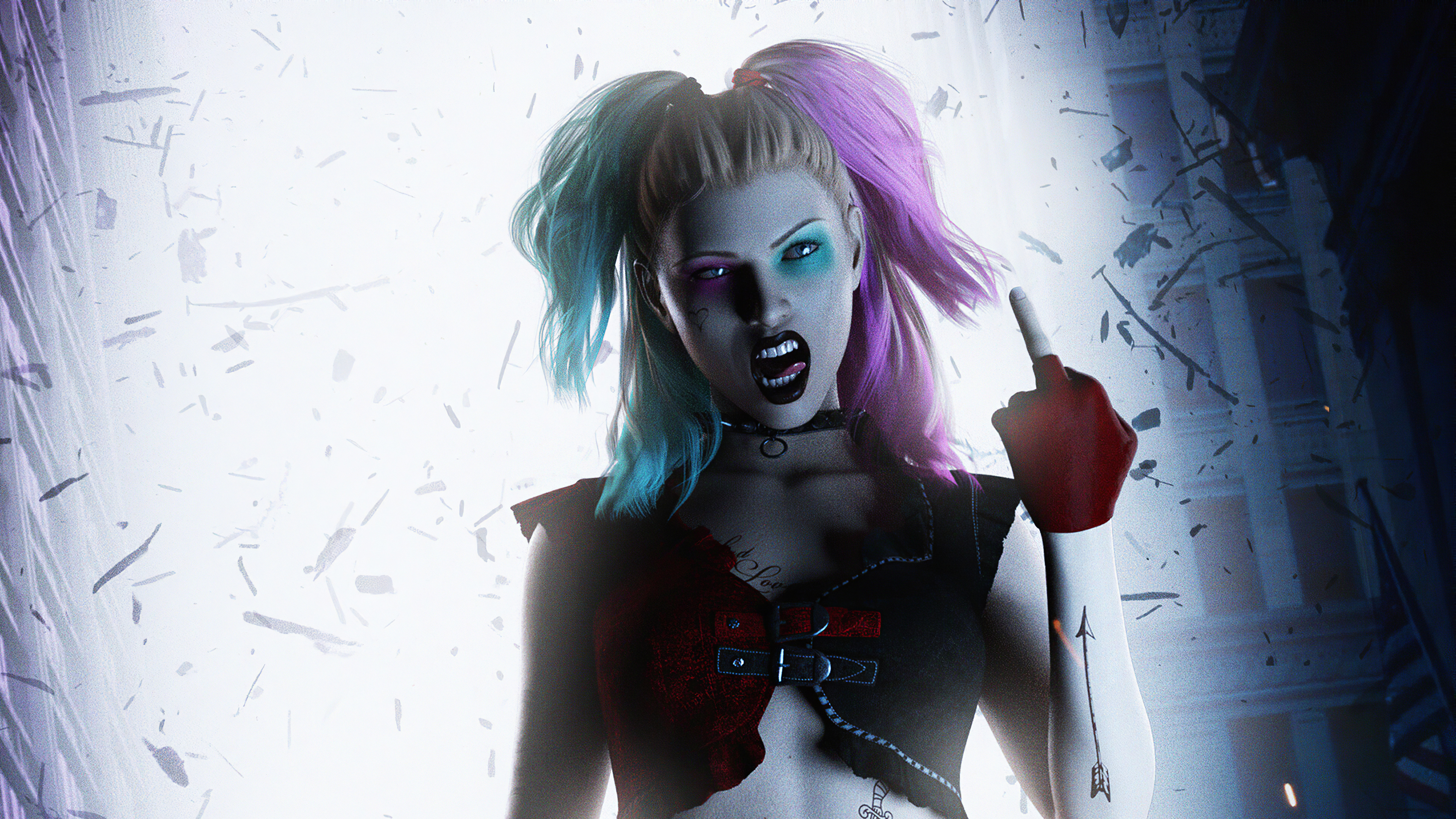 Harley Quinn Injustice 2 Artstation , HD Wallpaper & Backgrounds
