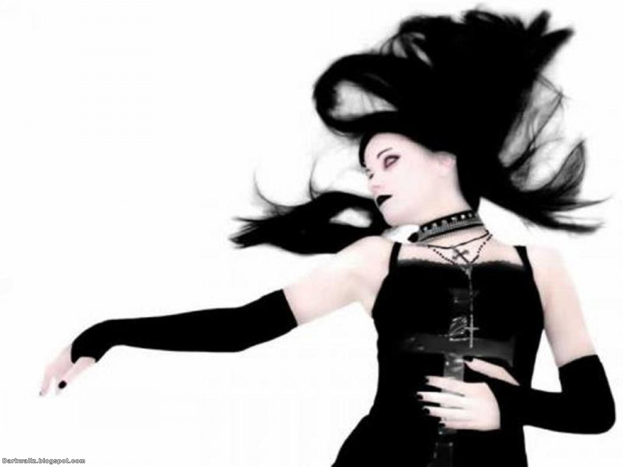 Beautiful Gothic Girl - Beautiful Goth Wallpaper Hd , HD Wallpaper & Backgrounds