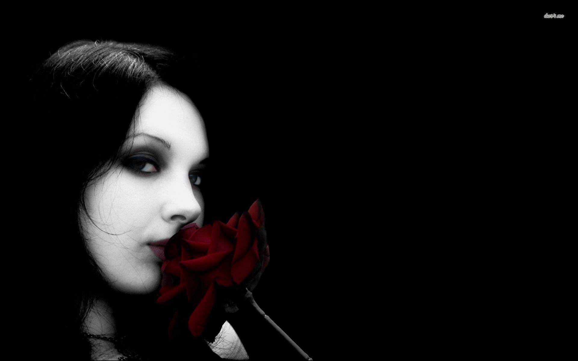Black Rose And Girls , HD Wallpaper & Backgrounds