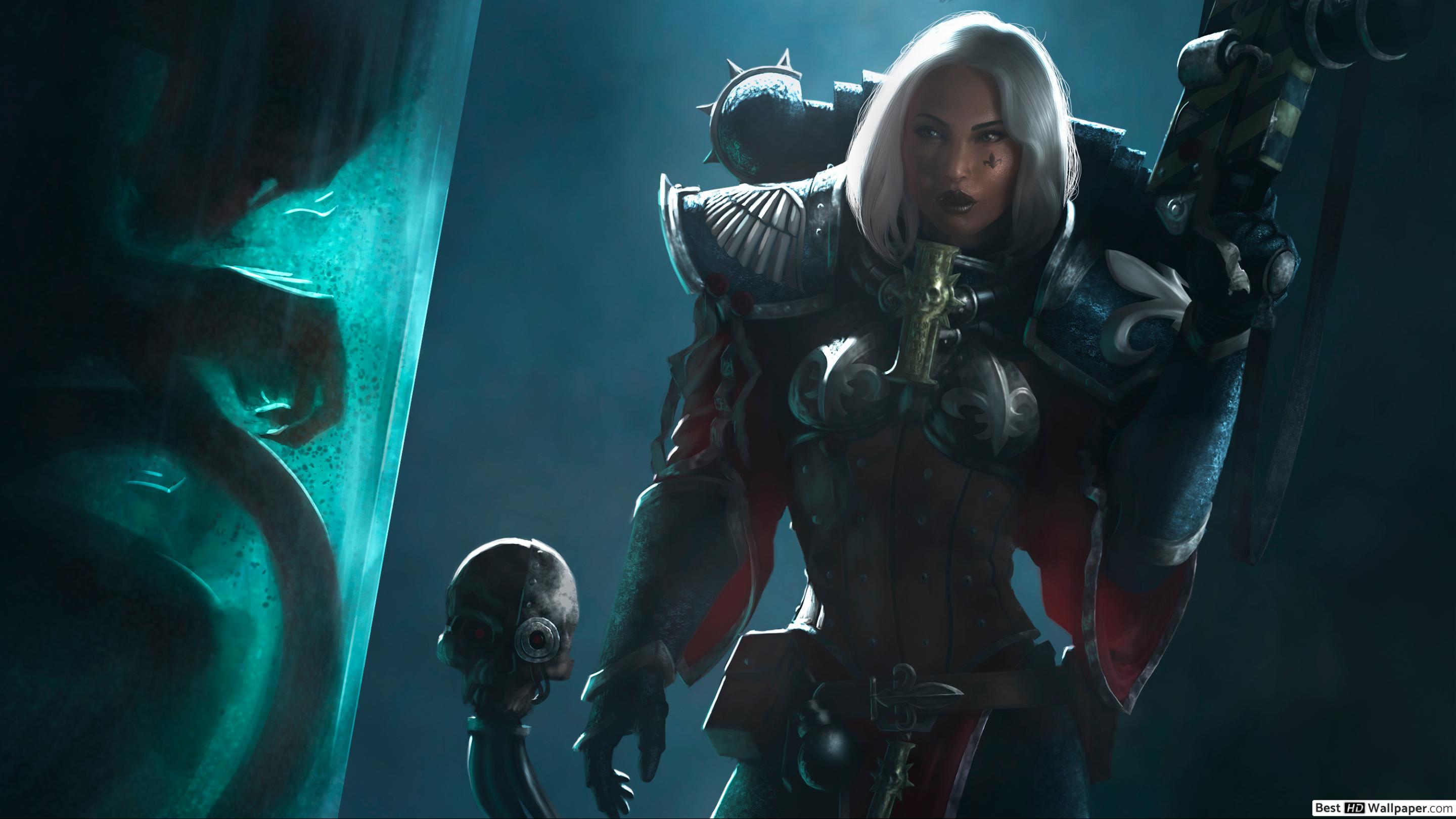 Warhammer 40k Sisters Of Battle Art , HD Wallpaper & Backgrounds