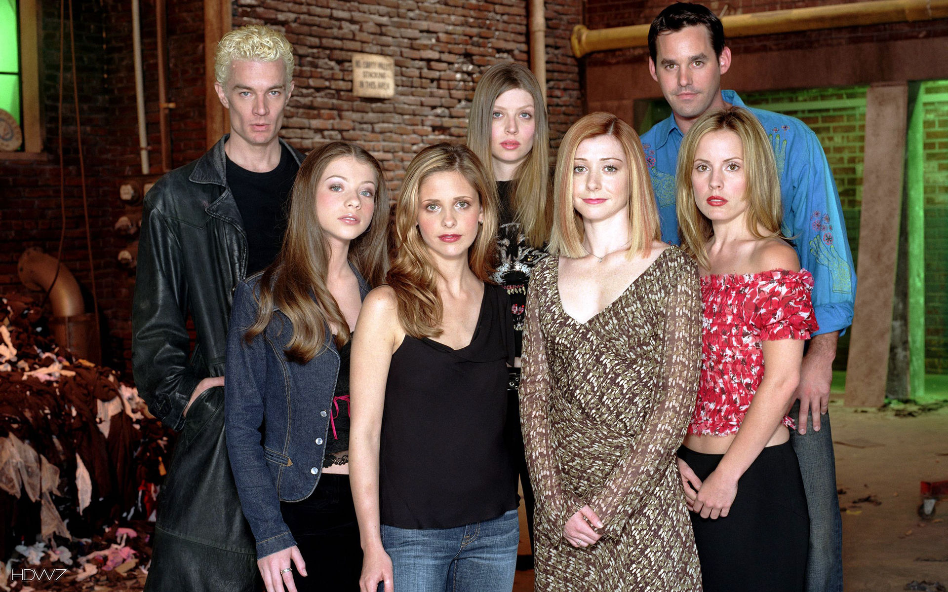 Buffy The Vampire Slayer Tv Series Show - Buffy The Vampire Slayer Season 5 Cast , HD Wallpaper & Backgrounds