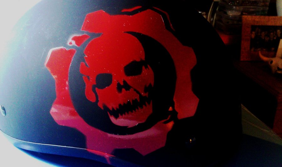 Gears Of War Spray Paint Stencil Gears Of War Crimson , HD Wallpaper & Backgrounds