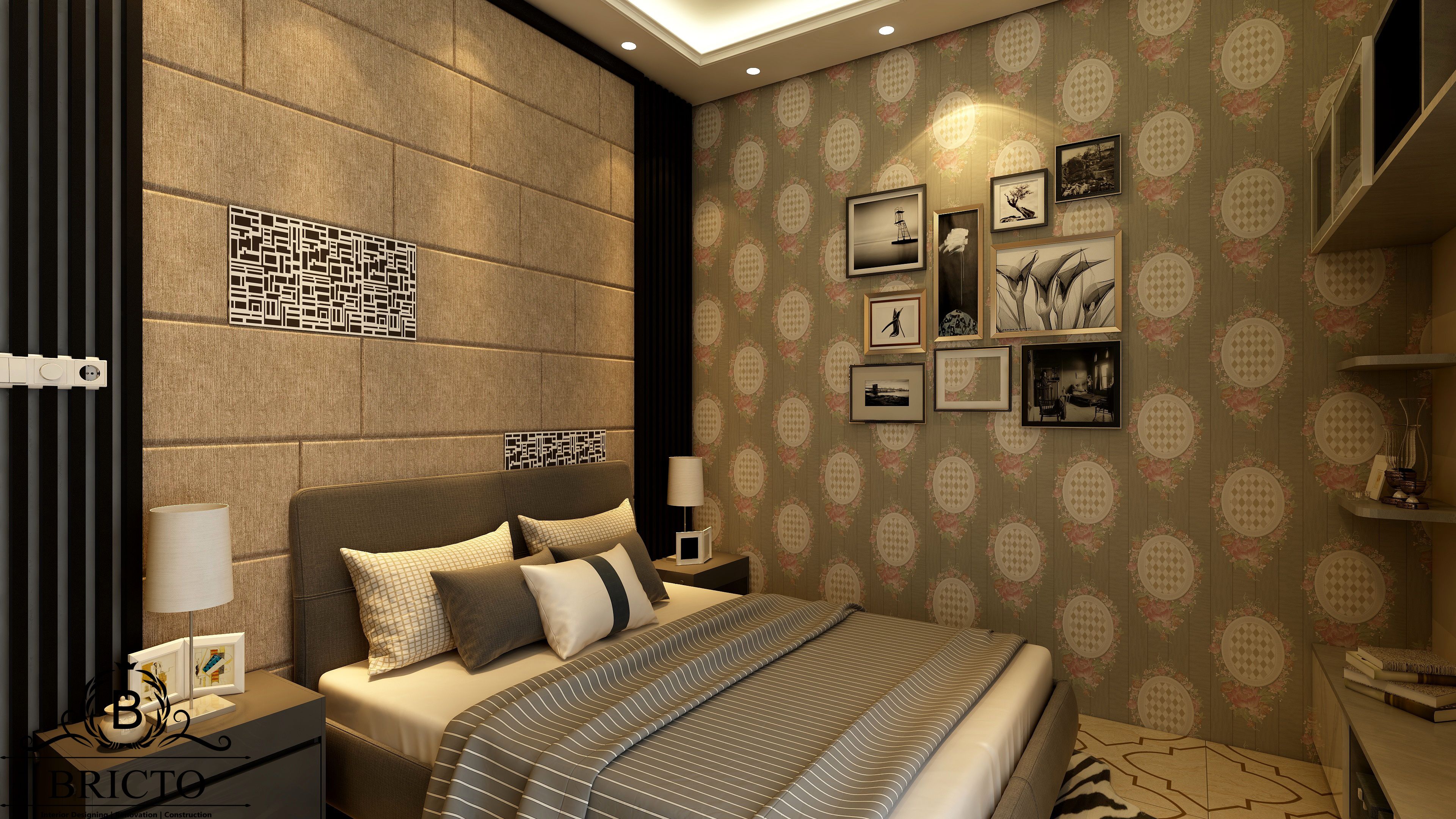 Bedroom Background Wall Design , HD Wallpaper & Backgrounds