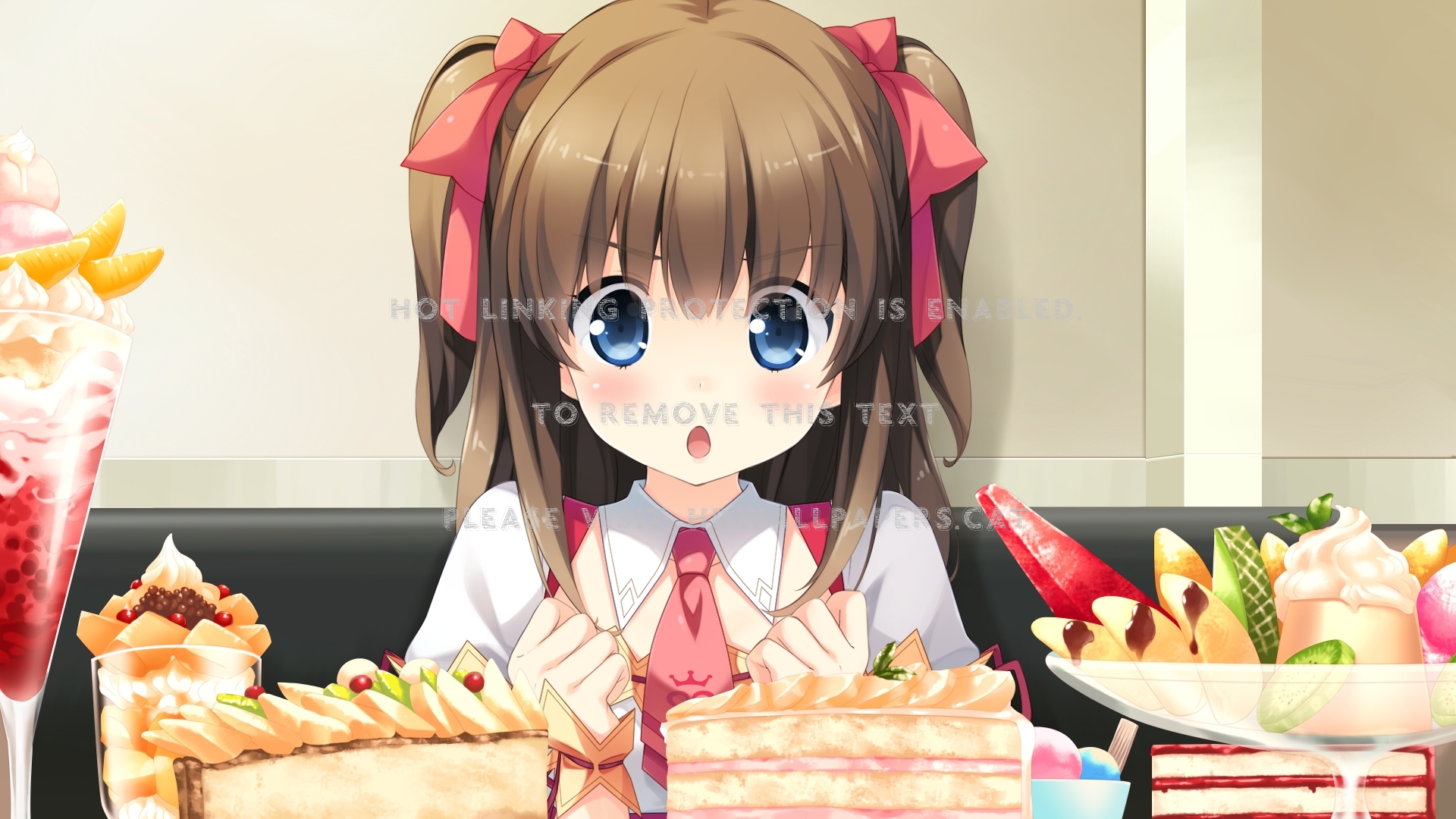 I Am Confuse Cake Girl Open Mouth Food - Cartoon , HD Wallpaper & Backgrounds
