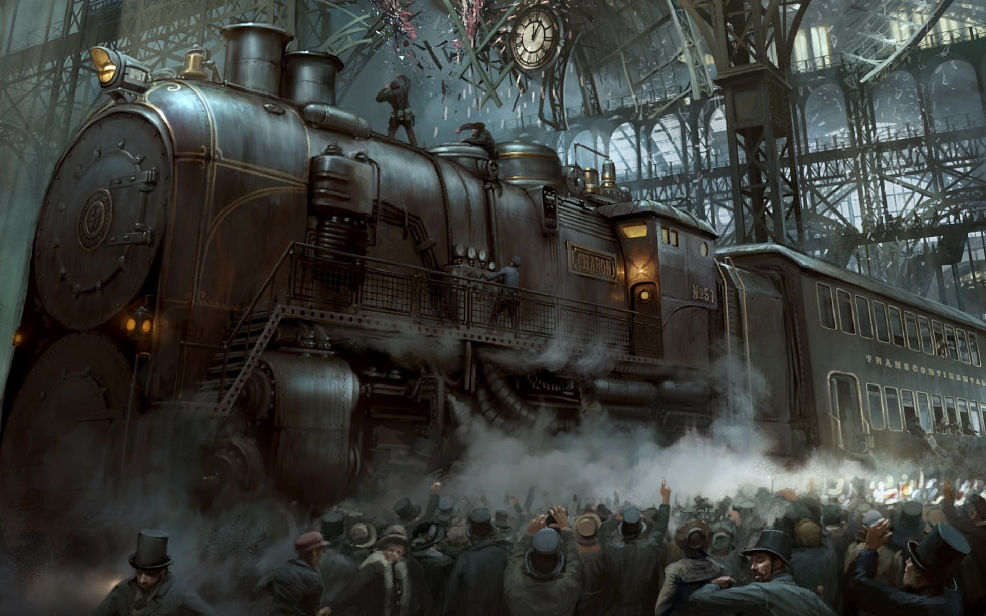 Steampunk Train , HD Wallpaper & Backgrounds