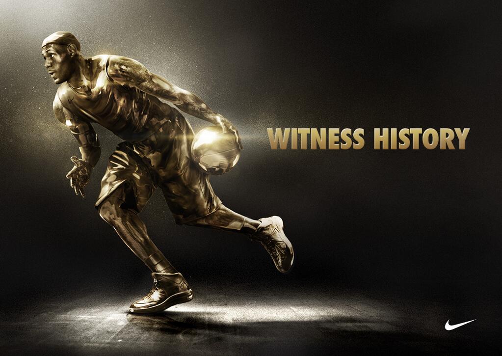 Nike Witness History Lebron Ad - Nike Lebron Shoes Ads , HD Wallpaper & Backgrounds