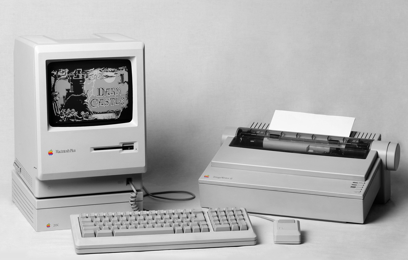 Photo Wallpaper Apple, Mac, Macintosh - Computer History , HD Wallpaper & Backgrounds