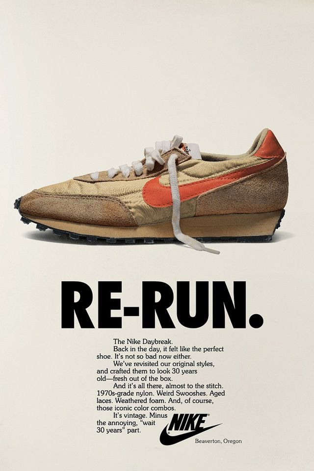 Nike Re-run - Just Do It Nike Shoe Ad , HD Wallpaper & Backgrounds