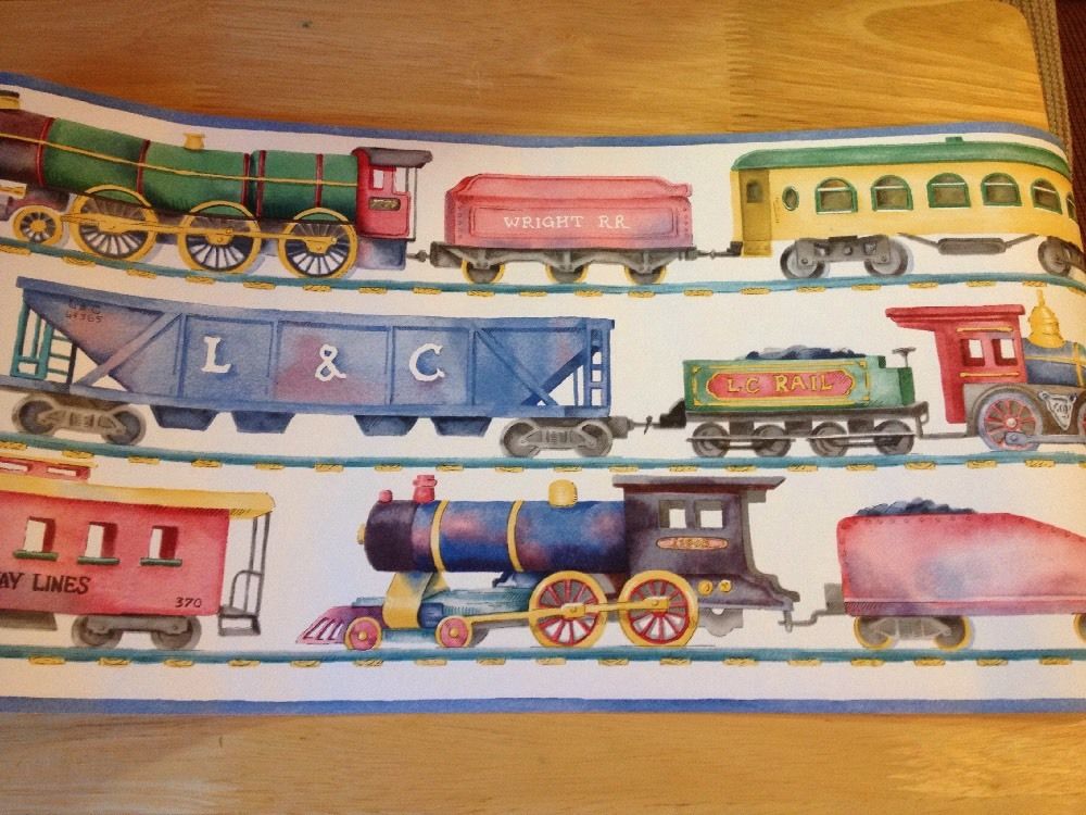 Roll Boys Room Train Wallpaper Wallcovering Border - Thomas The Tank Engine , HD Wallpaper & Backgrounds